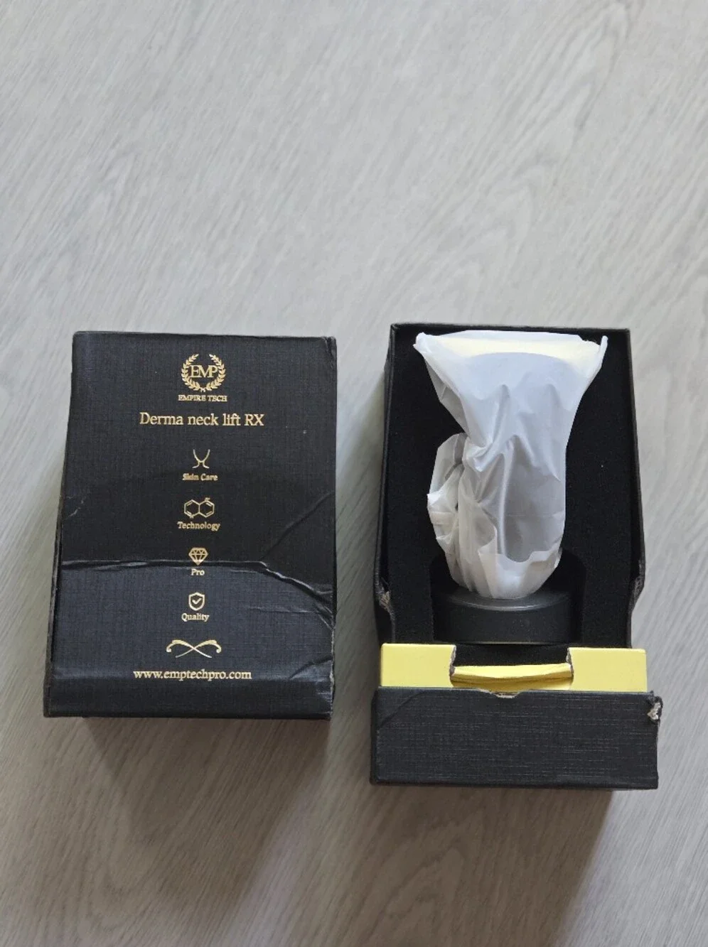 Empire Tech Derma Neck Lift RX - Black & Gold Packaging